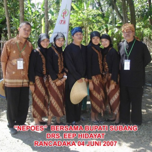 Bersama Bupati Subang